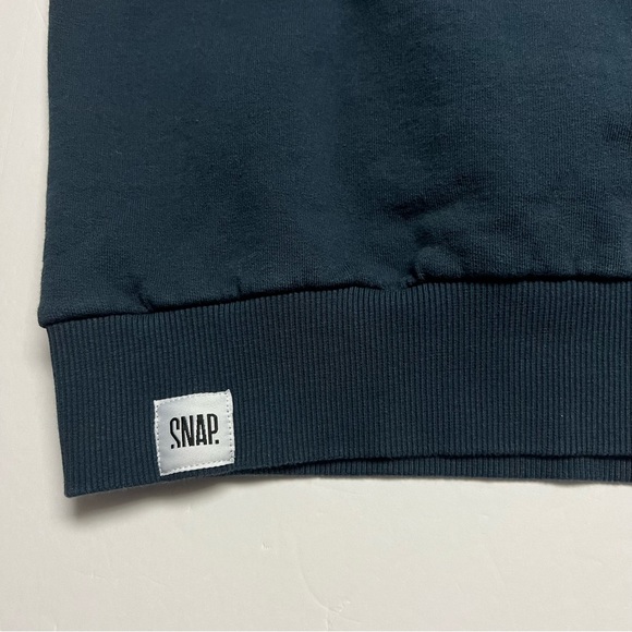 SNAP Climbing x Craven Sweater In Navy Relaxed Fit Organic Cotton Size: Small - Picture 5 of 11